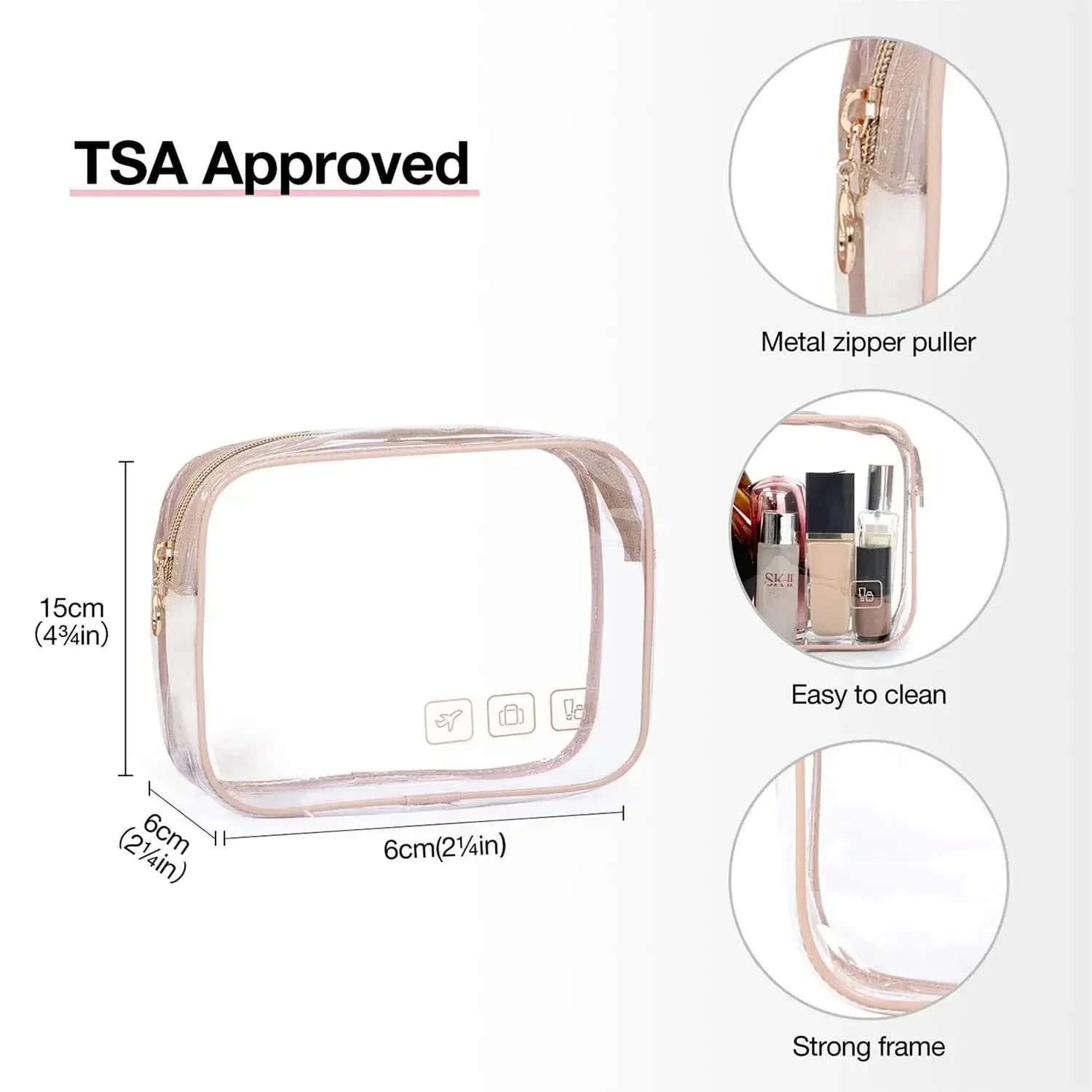 Medium Hanging Travel Makeup Organizer - Image 14