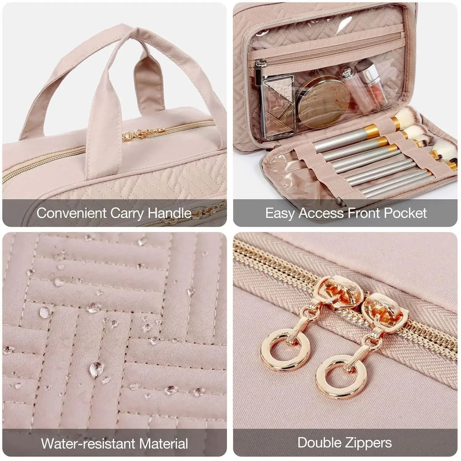 Medium Hanging Travel Makeup Organizer - Image 15