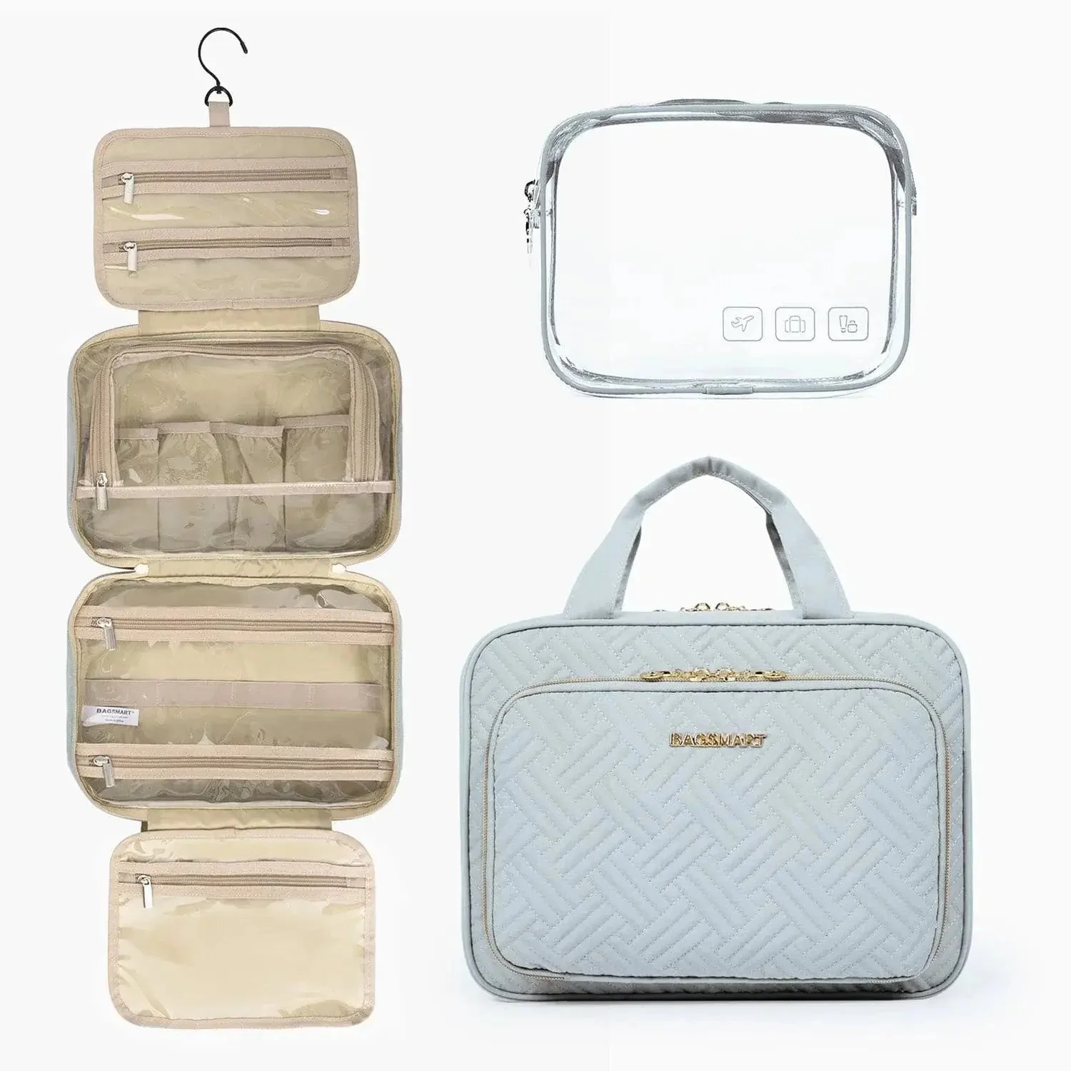 Medium Hanging Travel Makeup Organizer - Image 54