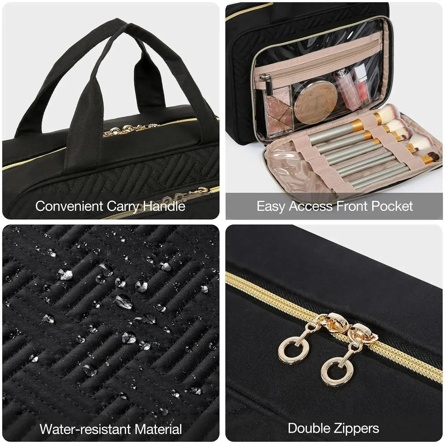 Medium Hanging Travel Makeup Organizer - Image 6