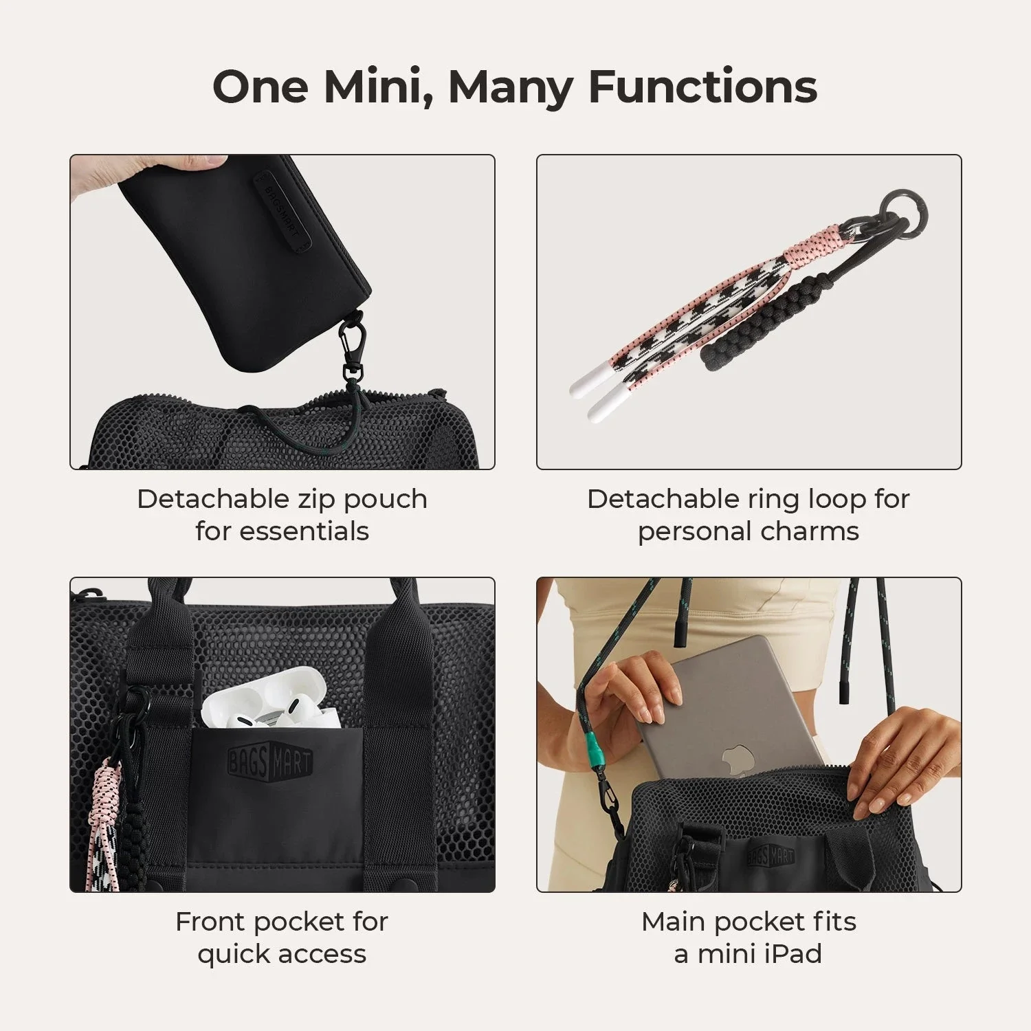 REIKI 5.5L Mesh Mini Duffle - Image 24