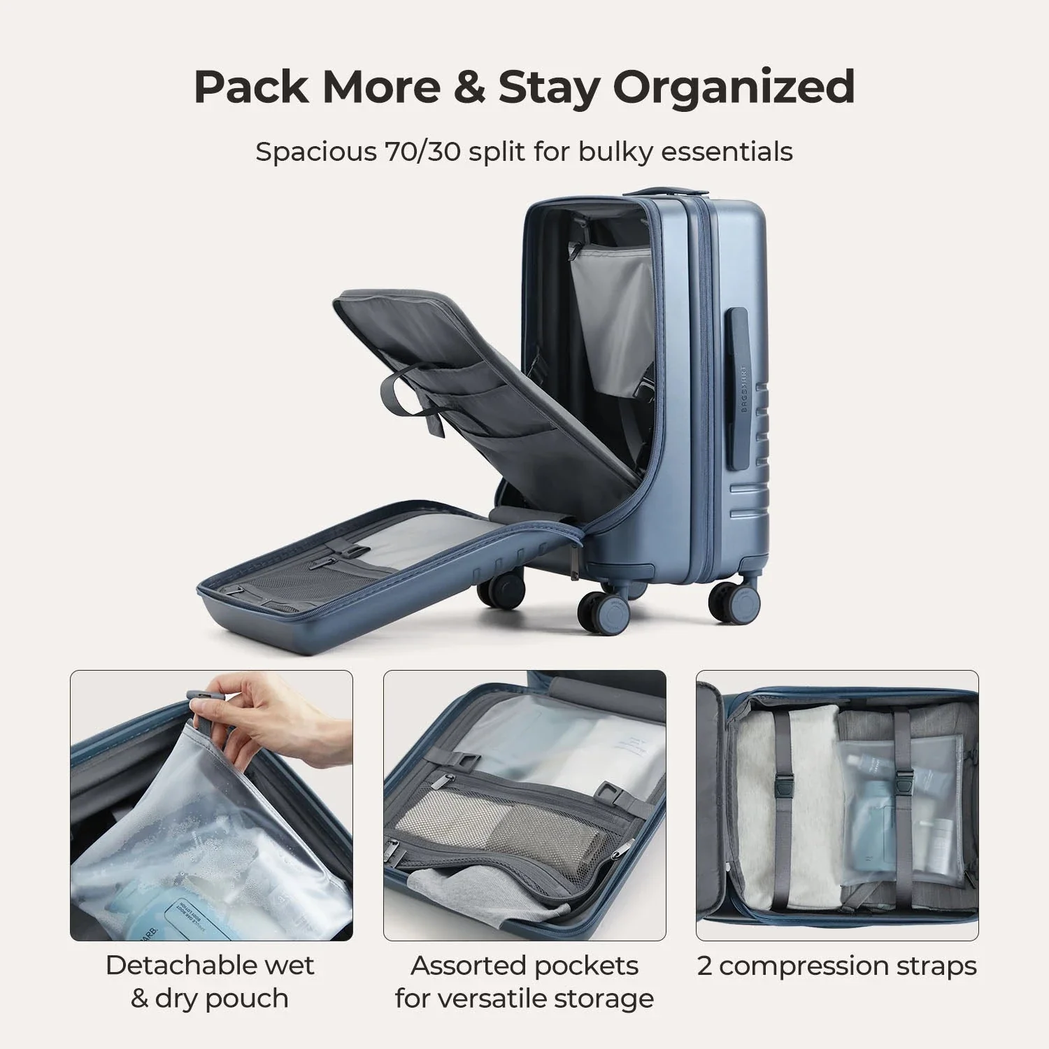 Getaway 20'' Carry-on: Front-Opening - Image 4