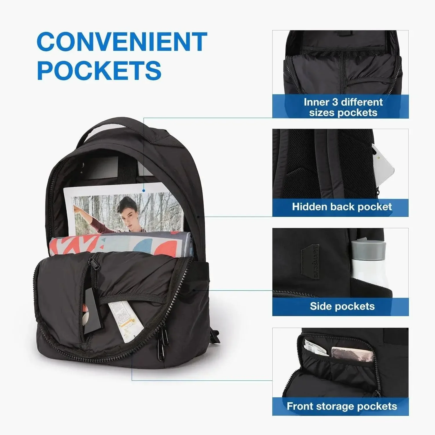 Zoraesque 14L Featherlight 13.3 Inch Backpack - Image 18